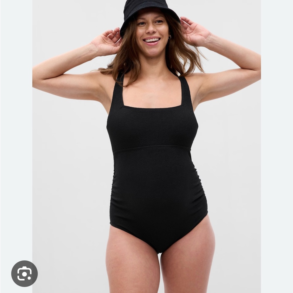 GAP Maternity Black Women's One-Piece Swimsuit